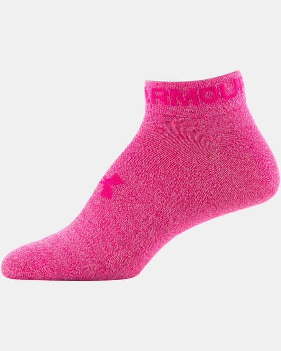 Women's UA Essential Low Cut Socks - 6-Pack, Pink, pdpMainDesktop image number 1